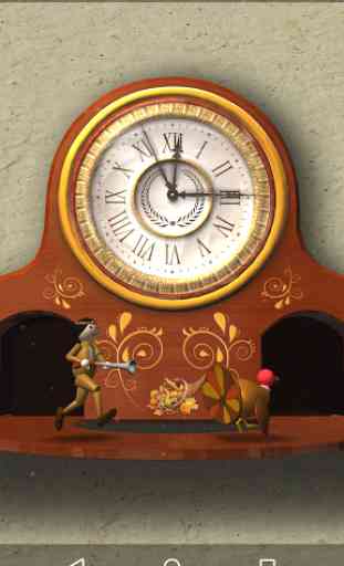 Thanksgiving Animated Clock 3D 3