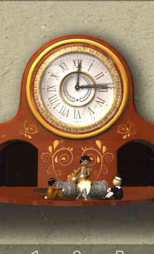 Thanksgiving Animated Clock 3D 4