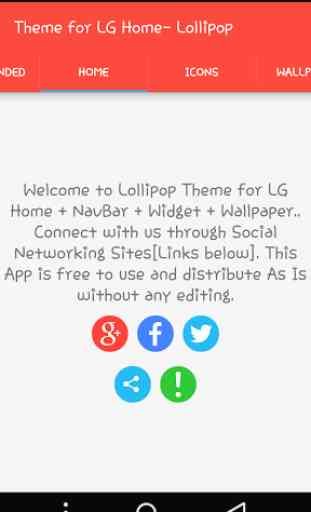 Theme for Lg Home- Lollipop 3