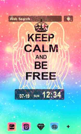 Theme-Keep Calm and Be Free- 1