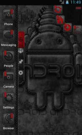TSFShell Theme Black Android 1