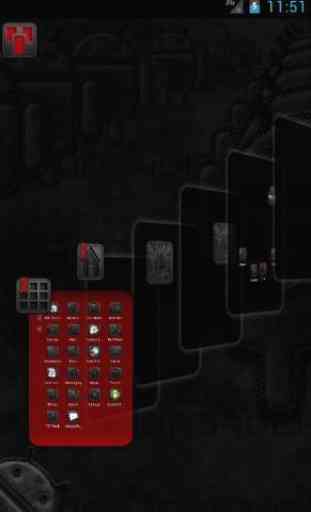 TSFShell Theme Black Android 2