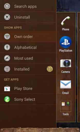 XPERIA™ Uncharted™ 4 Theme 3
