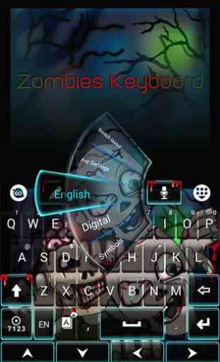 Zombies GO Keyboard Theme 2