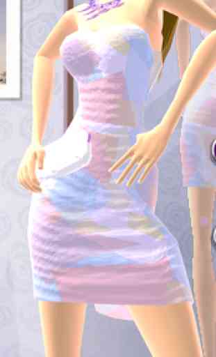 3D Model Dress Up Girl Game 4