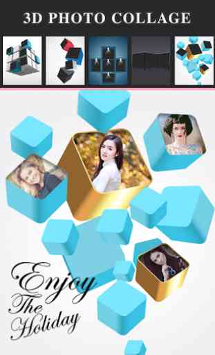 3D Photo Collage Editor 2