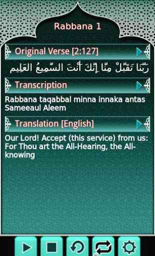 40 Rabbanas (Quranic duas) 2