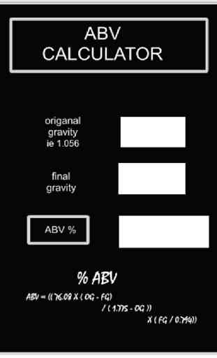 % ABV Calculator 2