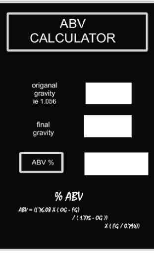 % ABV Calculator 3