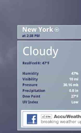 AccuWeather for Sony Google TV 1