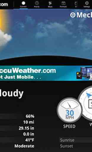 AccuWeather for Sony Tablet P 1
