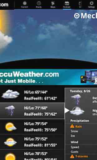 AccuWeather for Sony Tablet P 2