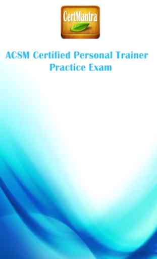 ACSM CPT -  Trainer Exam Prep 1