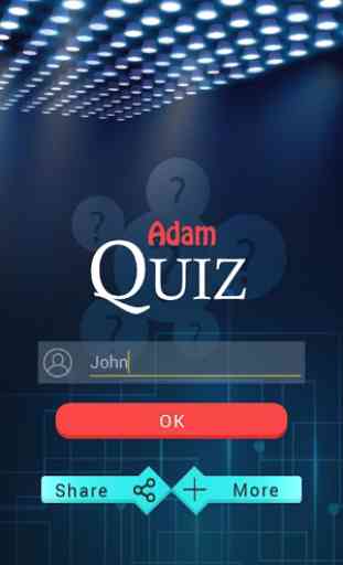 Adam Lambert Quiz 1