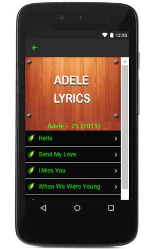 Adele Music Lyrics 2