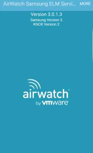 AirWatch Samsung ELM Service 3