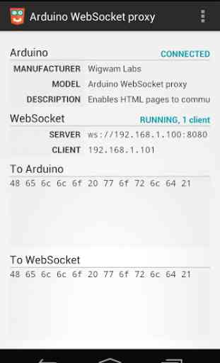 Arduino WebSocket proxy 1