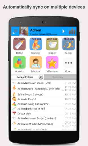 Baby Connect (activity logger) 1