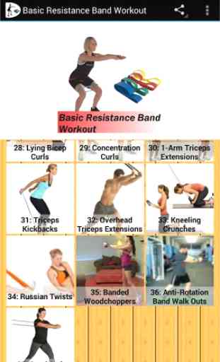Basic Resistance Band Workout 1