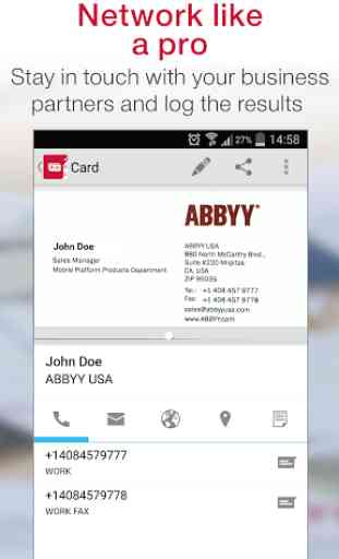 Business Card Reader Free 4