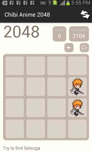 Chibi Anime 2048 Puzzle 2