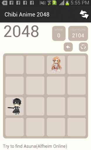 Chibi Anime 2048 Puzzle 3