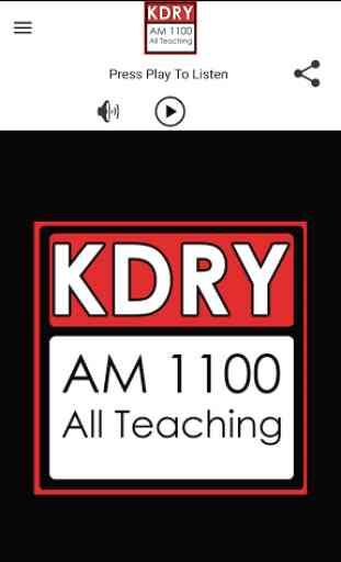 Christian Radio KDRY AM 1100 1
