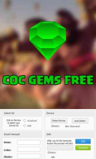 ✔ COC GEMS : FREE TRICKS & TIP 3