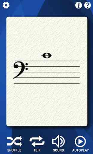 Contrabass Notes Flash Cards 4
