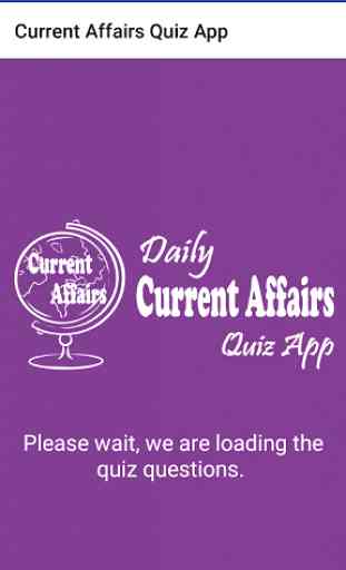 Current Affairs & GK Quiz App 1
