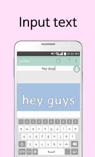 CuText : Generate cute message 1