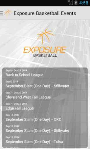 Exposure Basketball Events 1