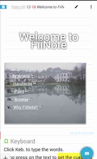 FiiNote, note everything 1