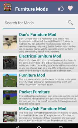 Furniture Mod For MCPE| 2