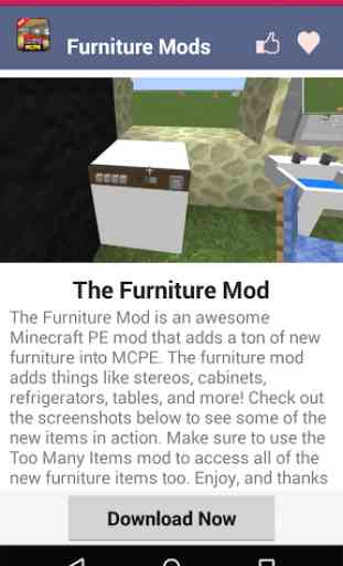 Furniture Mod For MCPE| 4