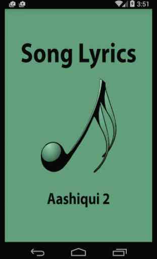 Hindi Lyrics of Aashiqui 2 1