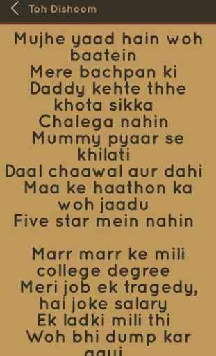 Hindi Songs Lyrics 4