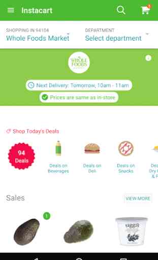 Instacart: Grocery Delivery 1