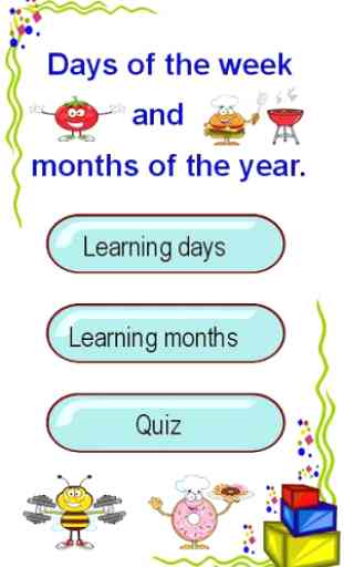 Learn days of week and months 1
