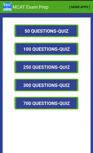 MCAT Quiz 2000 Questions 1