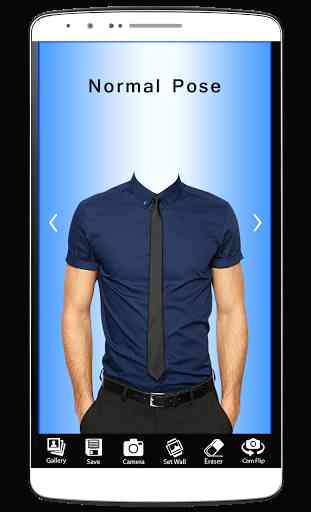 Men Shirt With Tie Photo Maker 1