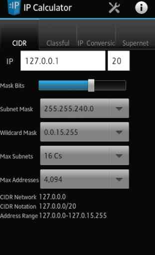Network IP / Subnet Calculator 1