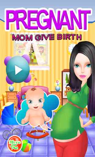 Pregnant Mom Gives Birth 1