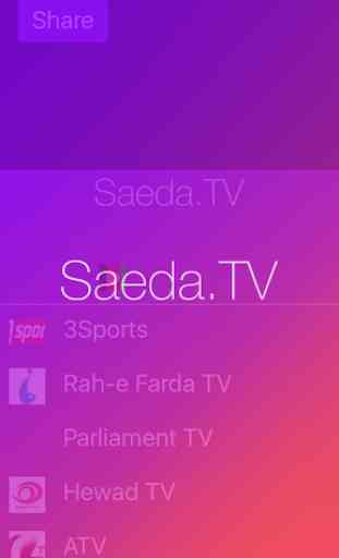 Saeda.tv Iran Afghan Arab TV 2