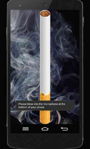 Smoking virtual cigarette 1