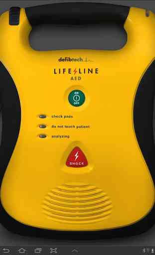 TabletAED trainer DefibTech 3