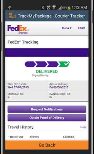 Track My Parcel: Courier Track 3