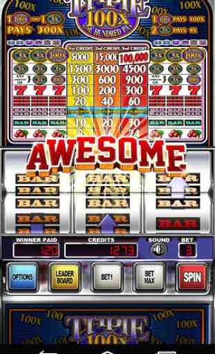 Triple 100x Pay Slot Machine 1