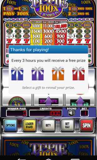 Triple 100x Pay Slot Machine 3