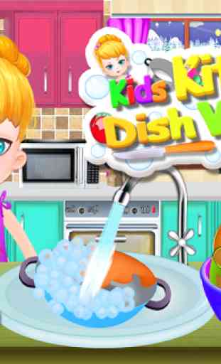 Wash dishes girls games 1